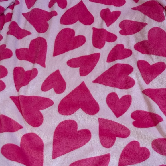 Cat & Jack Pink Heart Pajama Set - Picture 3 of 4